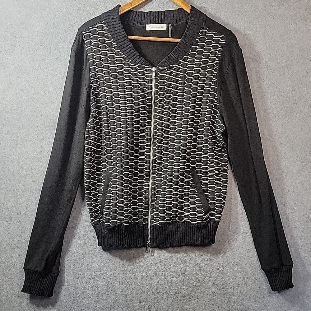 TATM Trouble at the Mill Jacket Large Coat L‎ Fish Scale